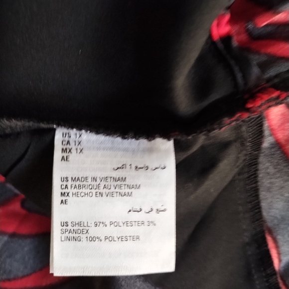 I.N.C. International Concepts Plus Size Surplice Wrap Blouse NWT 1X - Picture 8 of 8